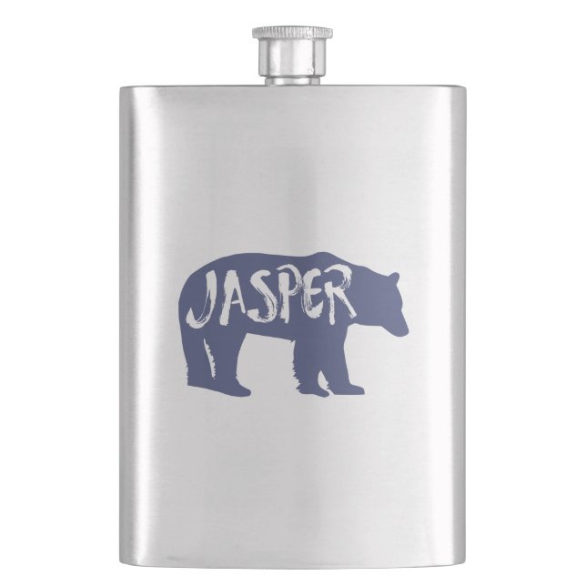 Jasper National Park Hip Flask (Front)