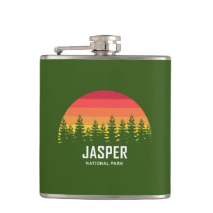 Jasper National Park Hip Flask