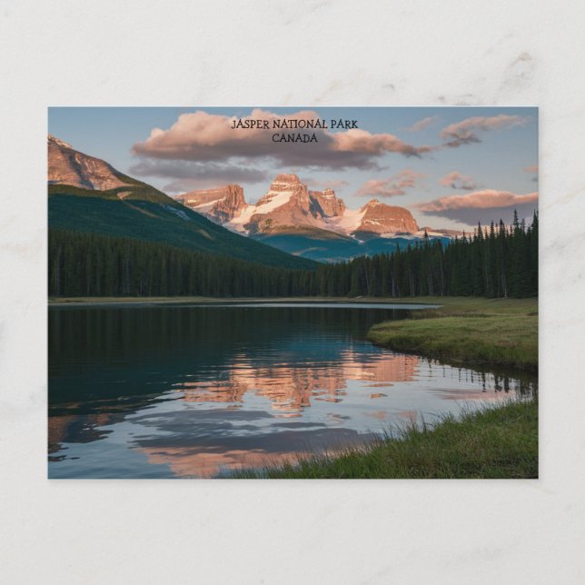 Jasper National Park Landscape Postcard (Front)