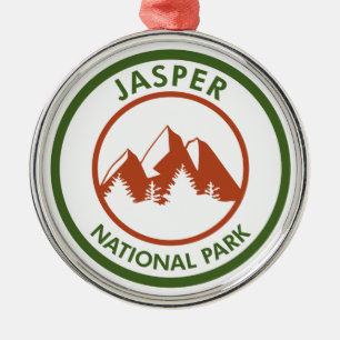 Jasper National Park Metal Tree Decoration
