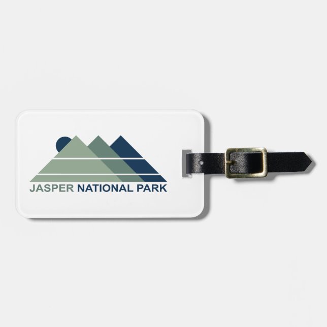 Jasper National Park Mountain Sun Luggage Tag (Front Horizontal)