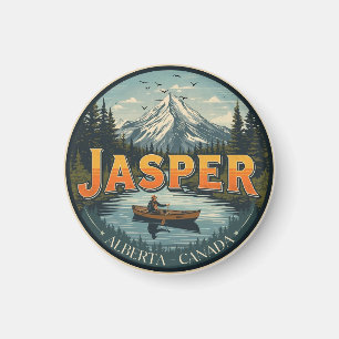 Jasper National Park Rocky Mountains Adventure gif Magnet