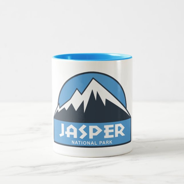 Jasper National Park Two-Tone Coffee Mug (Center)