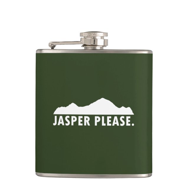 Jasper Please Hip Flask (Front)