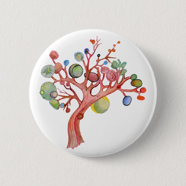 Jasper the Tree 6 Cm Round Badge (Front)