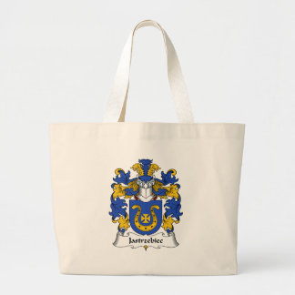 Jastrzebiec Family Crest Large Tote Bag