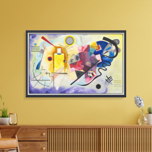 Jaune, Rouge, Bleu by Wassily Kandinsky Canvas Print