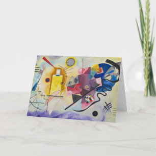 Jaune, Rouge, Bleu by Wassily Kandinsky Card
