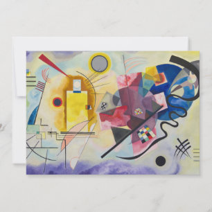 Jaune, Rouge, Bleu by Wassily Kandinsky Invitation