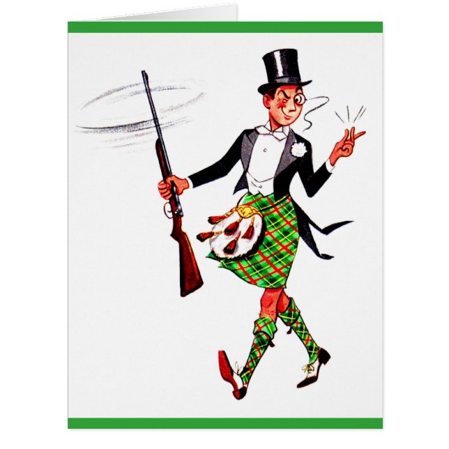 jaunty Scotsman with rifle (Front)