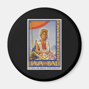 Java and Bali Isles of Romance Magnet