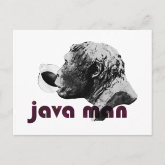 Java Clay Man Postcard