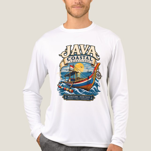 Java Coastal Traditions Tri-Blend Shirt (Front)