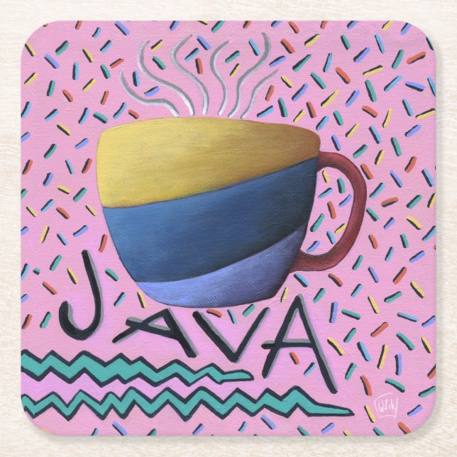 Java Coffee Coasters (Front)