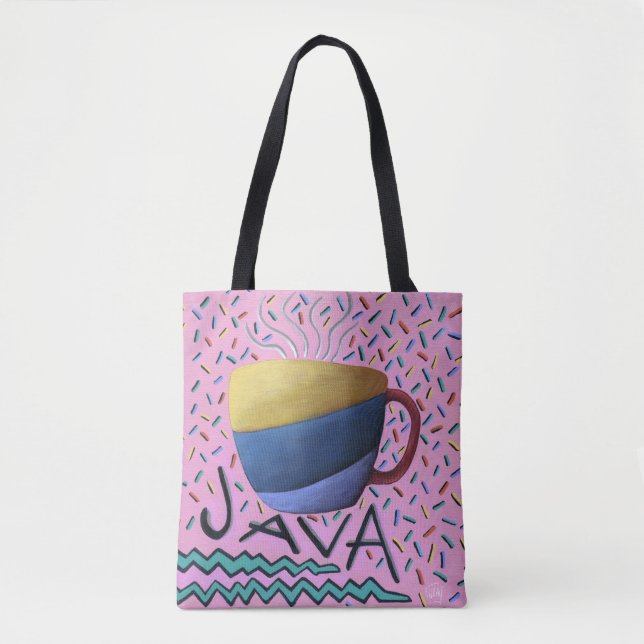 Java Coffee Tote Bag (Front)