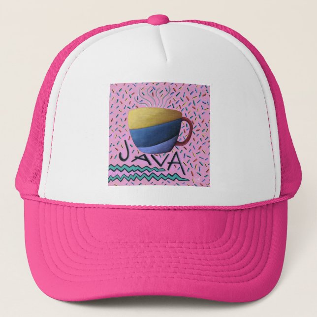 Java Coffee  Trucker Hat (Front)