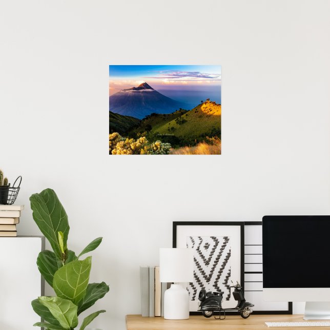 Java, Indonesia, scenic landscape photograph, Poster (Home Office)