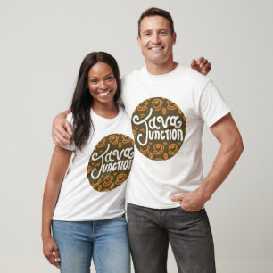 Java Junction Coffee and Bean Shirt Brown