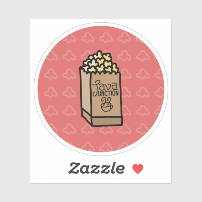 Java Junction Popcorn Circle (Sheet)
