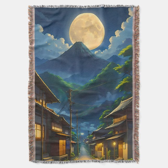 Java Moonlight Throw Blanket (Front Vertical)