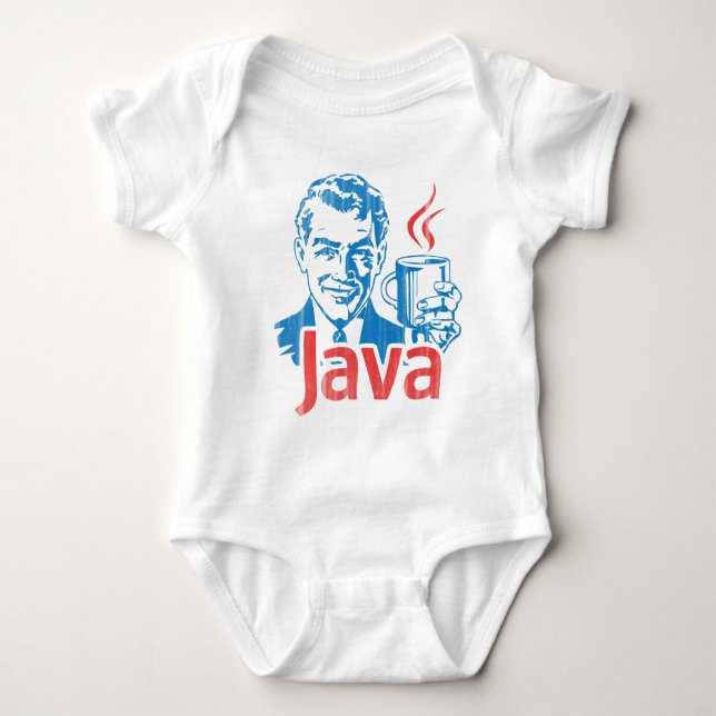 Java Programmer Gift Baby Bodysuit (Front)