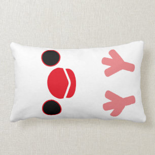 Java sparrow (White) Lumbar Cushion