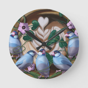 Java Sparrows, Java Coffee Round Clock