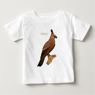 Javan hawk eagle bird cartoon illustration baby T-Shirt
