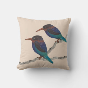 Javan Kingfishers on a Pillow