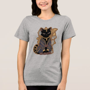 Javanese Cat Art T-Shirt Tri-Blend Shirt