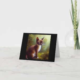 Javanese Cat Card