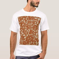 Javanese floral pattern: woven texture.