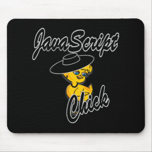 JavaScript Chick #4 Mouse Pad