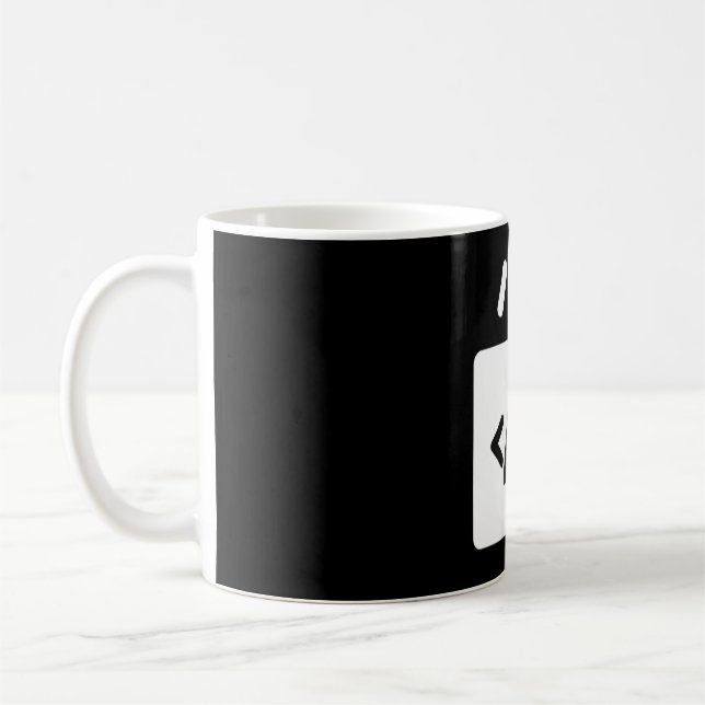 JavaScript Code Coffee Developer Programmer  Coffee Mug (Left)