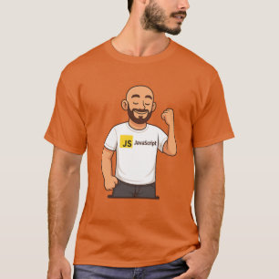 JavaScript Coder Power – White Tee