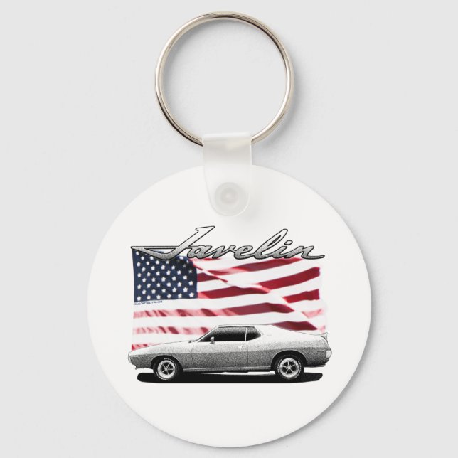 Javelin AMX muscle car Key Ring (Front)