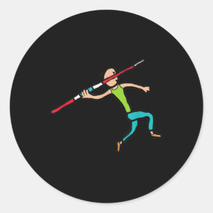 Javelin  classic round sticker