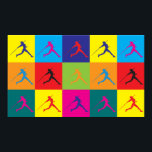 Javelin Pop Art Poster<br><div class="desc">Javelin Pop Art. If Javelin is your hobby,  occupation,  or obsession,  show it with great Javelin t-shirts,  mugs,  stickers,  and more.  They're also great gifts for other Javelin fans!</div>