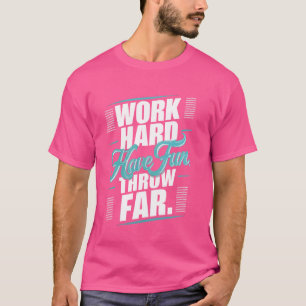 Javelin Throw Athlete Sport Javelin Thrower Track  T-Shirt