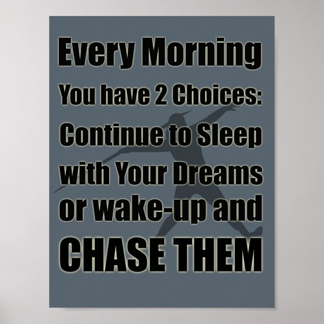 Javelin Throw Inspirational Poster (Front)