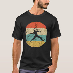 Javelin Throw Vintage Retro Track And Field T-Shirt