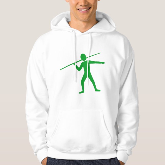 Javelin Trower - Grass Green Hoodie (Front)