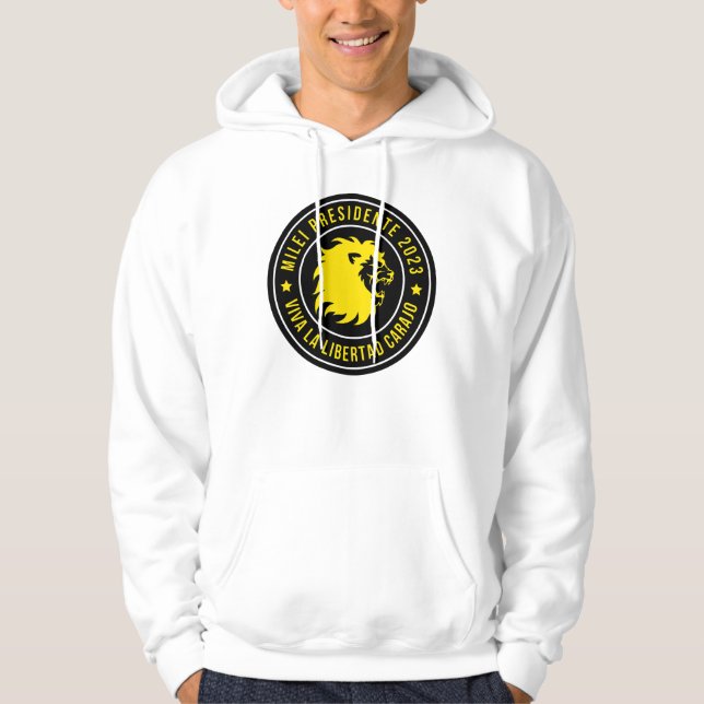 Javier Milei Presidente Viva La Libertad 2023 Hoodie (Front)