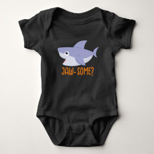 "Jaw-some" Shark , Shark Lovers Gift For Baby Bodysuit
