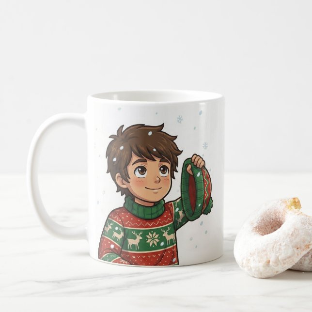 jawad character coffee mug (With Donut)