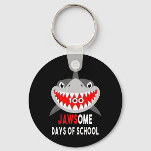 Jawesome 100 Days School Cute Fun Gift Outfit  Key Ring