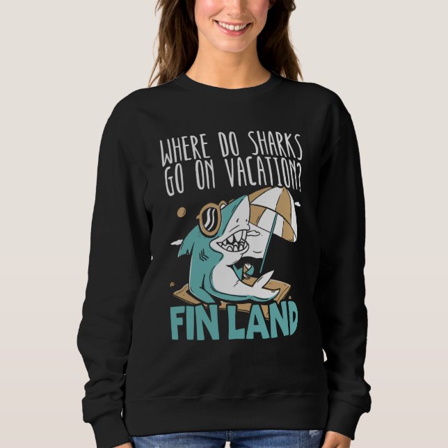 Jawesome Shark Animal Marine Biologist  1 Sweatshirt (Front)