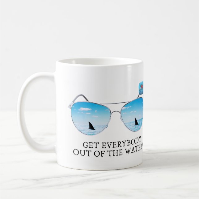 JAWS 50th Get Out of the Water! Coffee Mug (Left)