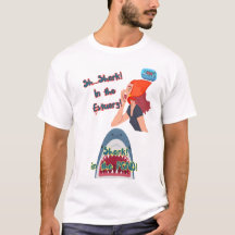 JAWS 50th Shark In The Pond T-Shirt