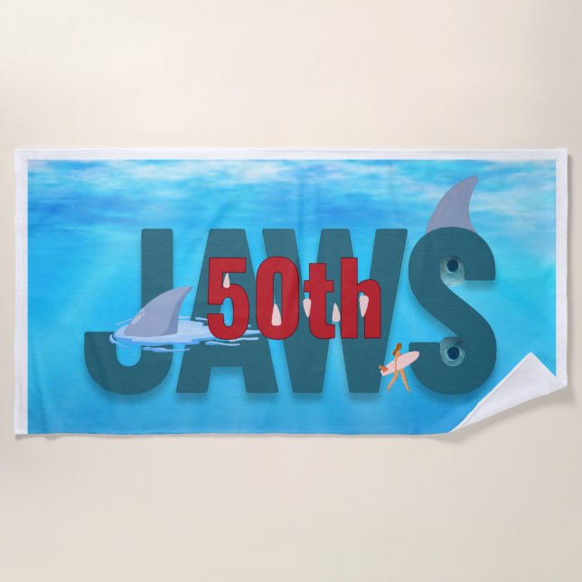 JAWS Beach Towel (Front)